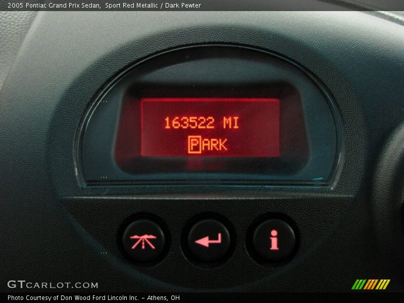 Sport Red Metallic / Dark Pewter 2005 Pontiac Grand Prix Sedan