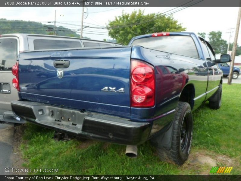 Patriot Blue Pearl / Medium Slate Gray 2008 Dodge Ram 2500 ST Quad Cab 4x4