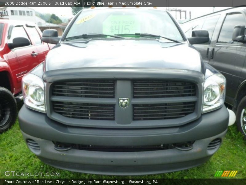 Patriot Blue Pearl / Medium Slate Gray 2008 Dodge Ram 2500 ST Quad Cab 4x4