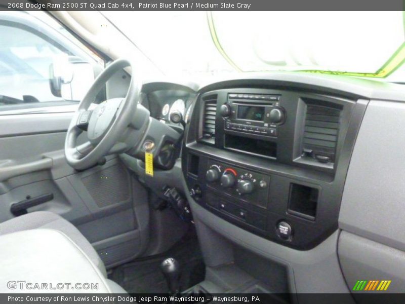 Patriot Blue Pearl / Medium Slate Gray 2008 Dodge Ram 2500 ST Quad Cab 4x4