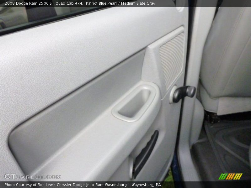 Patriot Blue Pearl / Medium Slate Gray 2008 Dodge Ram 2500 ST Quad Cab 4x4