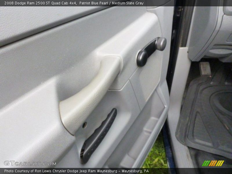 Patriot Blue Pearl / Medium Slate Gray 2008 Dodge Ram 2500 ST Quad Cab 4x4