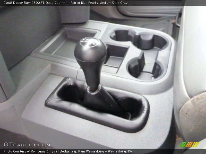 Patriot Blue Pearl / Medium Slate Gray 2008 Dodge Ram 2500 ST Quad Cab 4x4