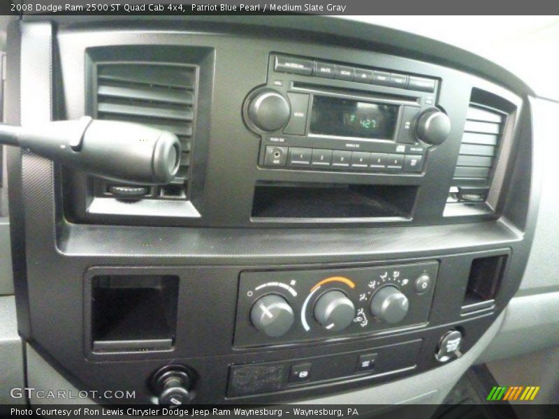 Patriot Blue Pearl / Medium Slate Gray 2008 Dodge Ram 2500 ST Quad Cab 4x4