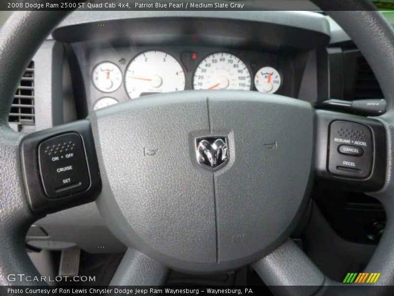 Patriot Blue Pearl / Medium Slate Gray 2008 Dodge Ram 2500 ST Quad Cab 4x4