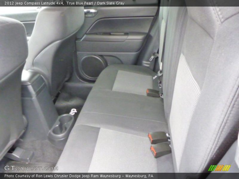 True Blue Pearl / Dark Slate Gray 2012 Jeep Compass Latitude 4x4