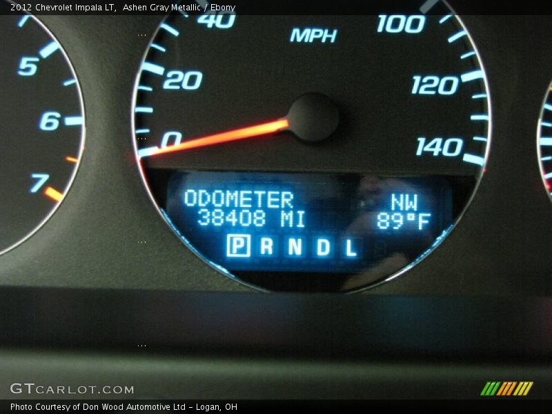 Ashen Gray Metallic / Ebony 2012 Chevrolet Impala LT