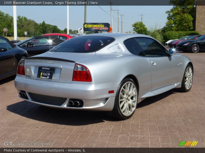 Grigio Touring (Silver) / Nero 2005 Maserati GranSport Coupe