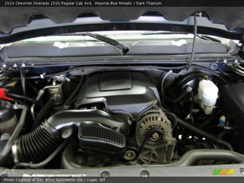 Imperial Blue Metallic / Dark Titanium 2010 Chevrolet Silverado 1500 Regular Cab 4x4