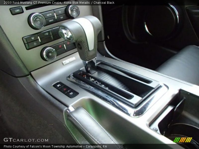 Kona Blue Metallic / Charcoal Black 2010 Ford Mustang GT Premium Coupe