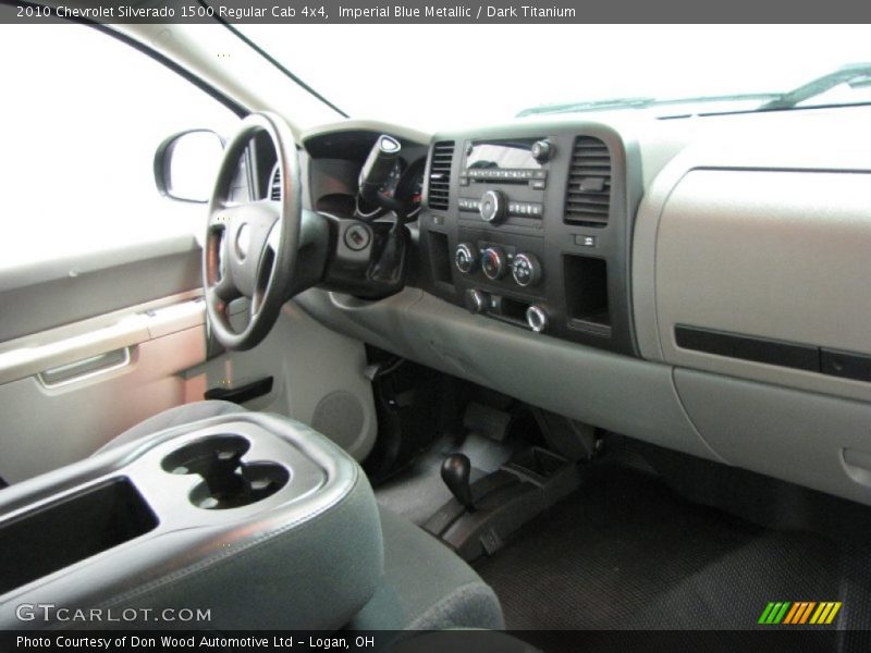 Imperial Blue Metallic / Dark Titanium 2010 Chevrolet Silverado 1500 Regular Cab 4x4
