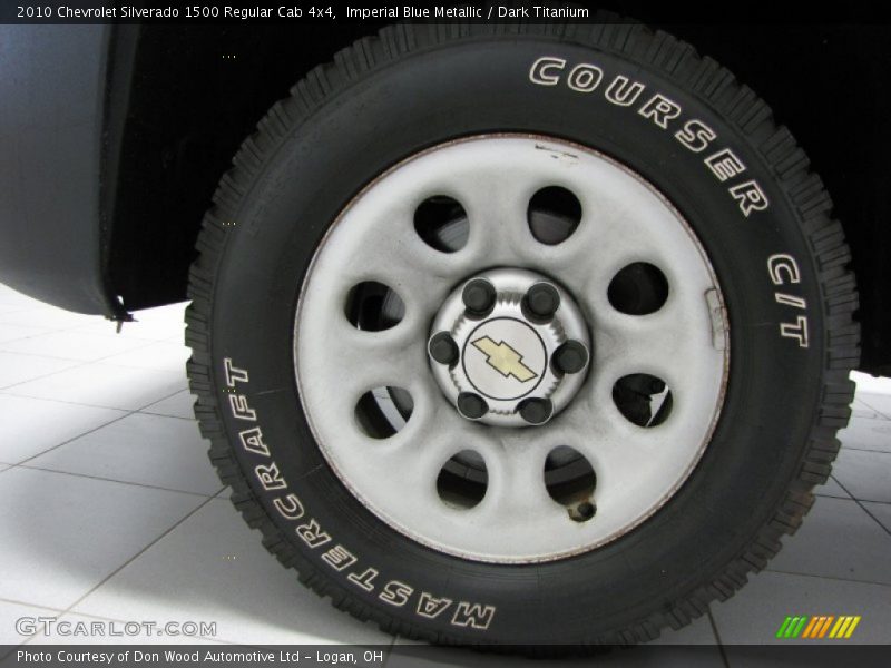 Imperial Blue Metallic / Dark Titanium 2010 Chevrolet Silverado 1500 Regular Cab 4x4
