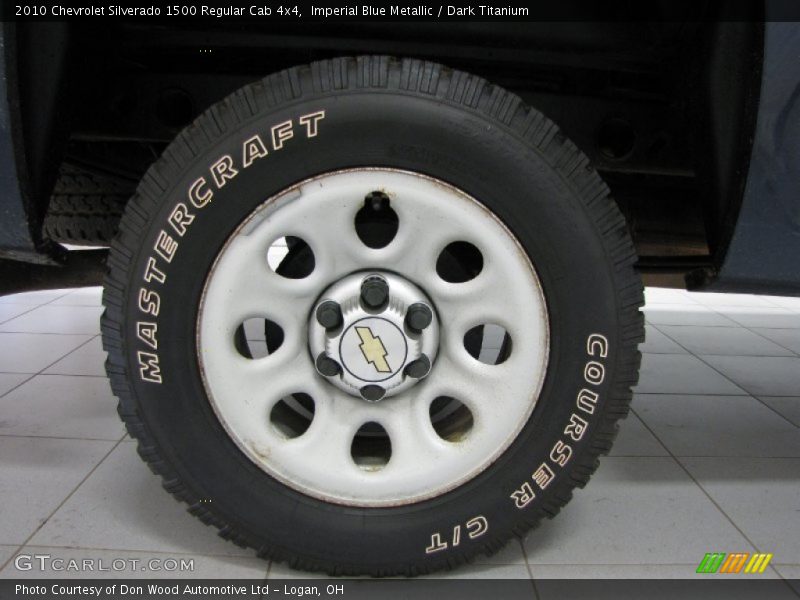 Imperial Blue Metallic / Dark Titanium 2010 Chevrolet Silverado 1500 Regular Cab 4x4