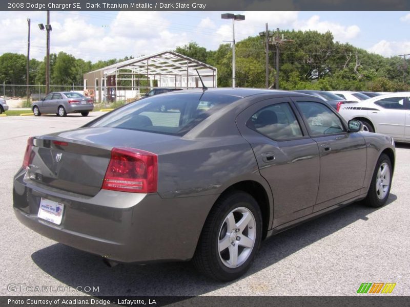 Dark Titanium Metallic / Dark Slate Gray 2008 Dodge Charger SE