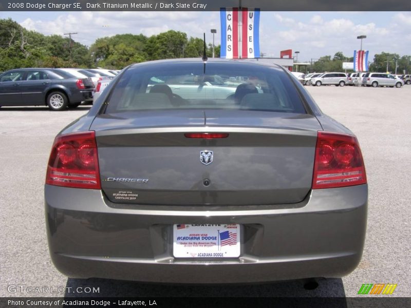 Dark Titanium Metallic / Dark Slate Gray 2008 Dodge Charger SE