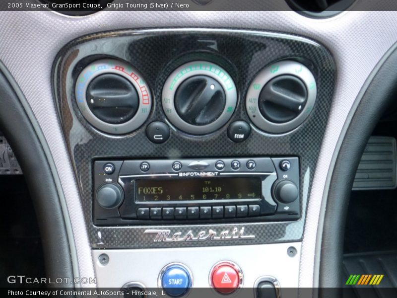 Controls of 2005 GranSport Coupe