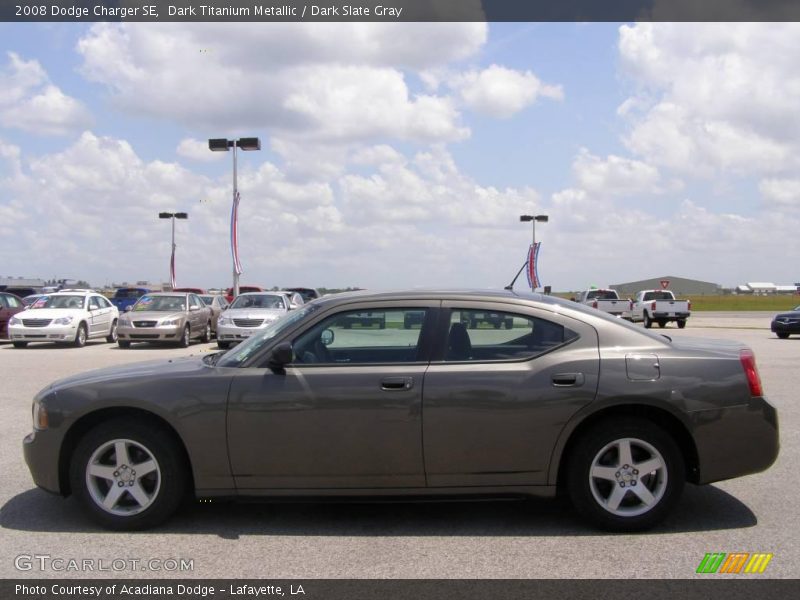 Dark Titanium Metallic / Dark Slate Gray 2008 Dodge Charger SE