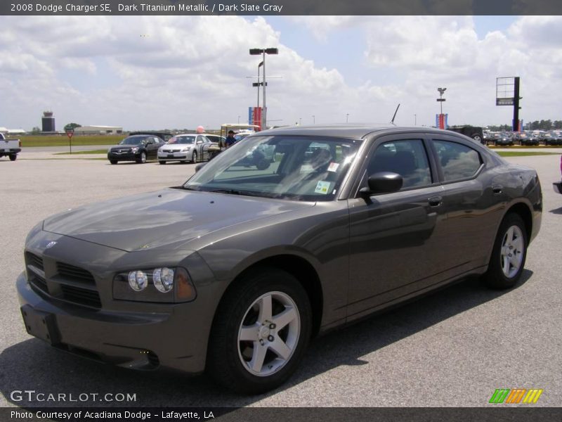 Dark Titanium Metallic / Dark Slate Gray 2008 Dodge Charger SE
