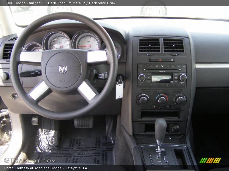 Dark Titanium Metallic / Dark Slate Gray 2008 Dodge Charger SE