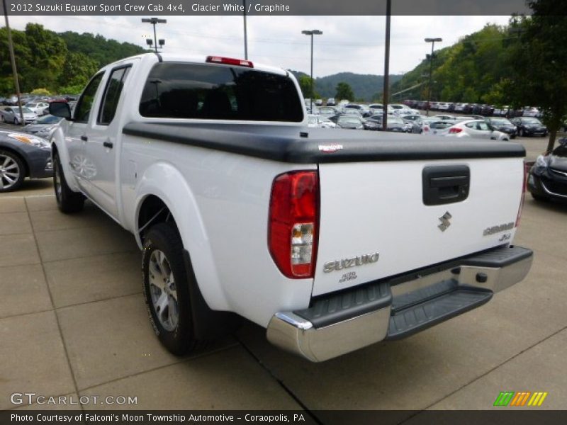 Glacier White / Graphite 2012 Suzuki Equator Sport Crew Cab 4x4