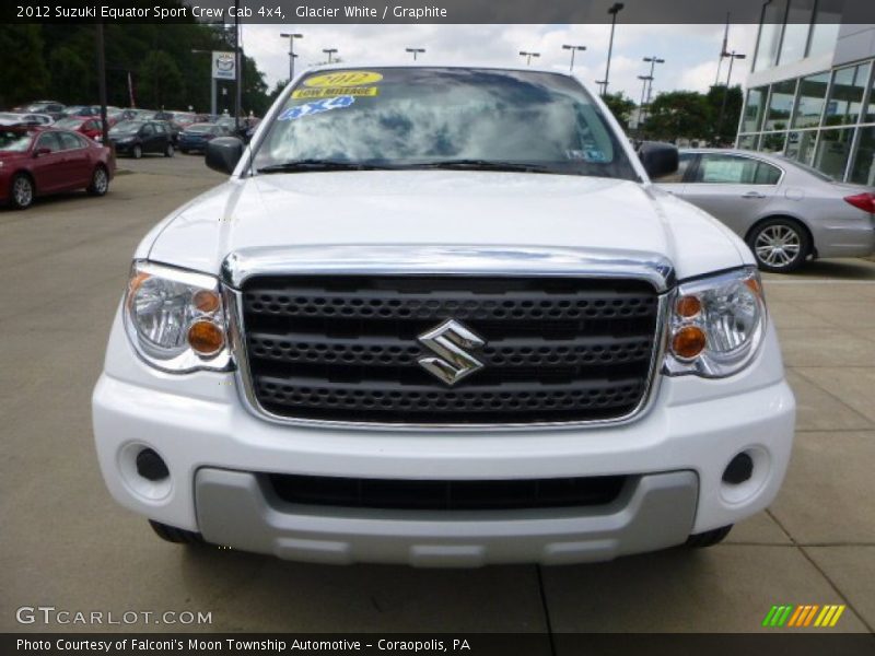 Glacier White / Graphite 2012 Suzuki Equator Sport Crew Cab 4x4