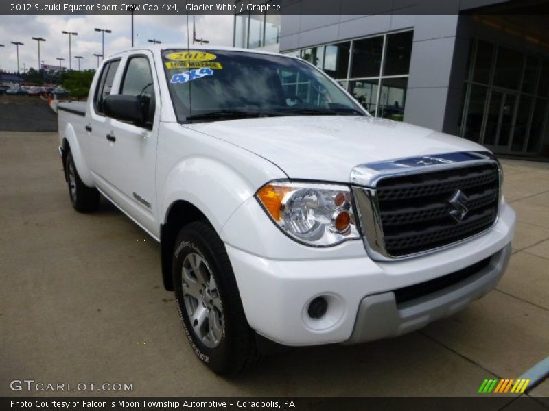 Glacier White / Graphite 2012 Suzuki Equator Sport Crew Cab 4x4