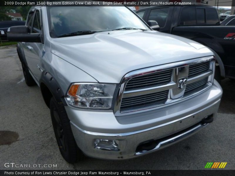 Bright Silver Metallic / Dark Slate/Medium Graystone 2009 Dodge Ram 1500 Big Horn Edition Crew Cab 4x4