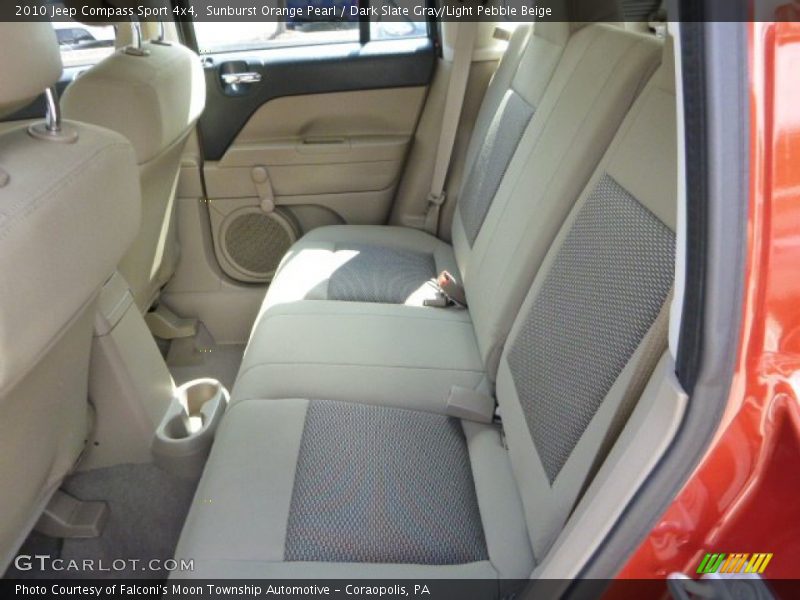 Sunburst Orange Pearl / Dark Slate Gray/Light Pebble Beige 2010 Jeep Compass Sport 4x4