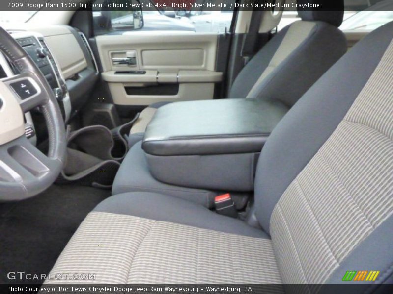 Bright Silver Metallic / Dark Slate/Medium Graystone 2009 Dodge Ram 1500 Big Horn Edition Crew Cab 4x4