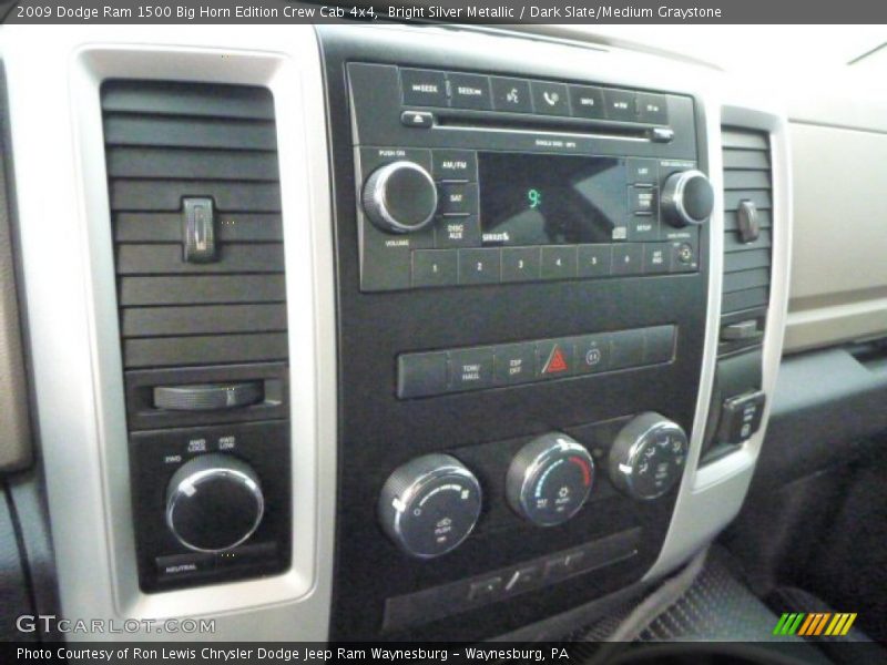 Bright Silver Metallic / Dark Slate/Medium Graystone 2009 Dodge Ram 1500 Big Horn Edition Crew Cab 4x4