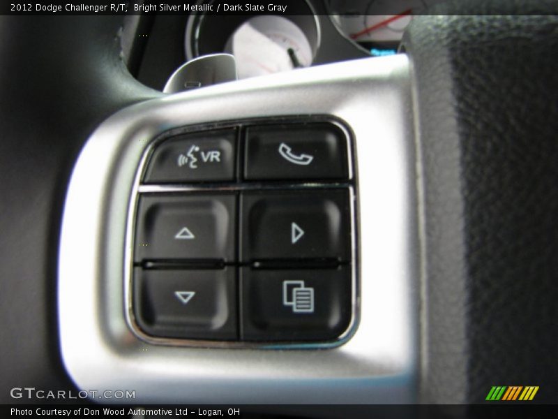 Bright Silver Metallic / Dark Slate Gray 2012 Dodge Challenger R/T