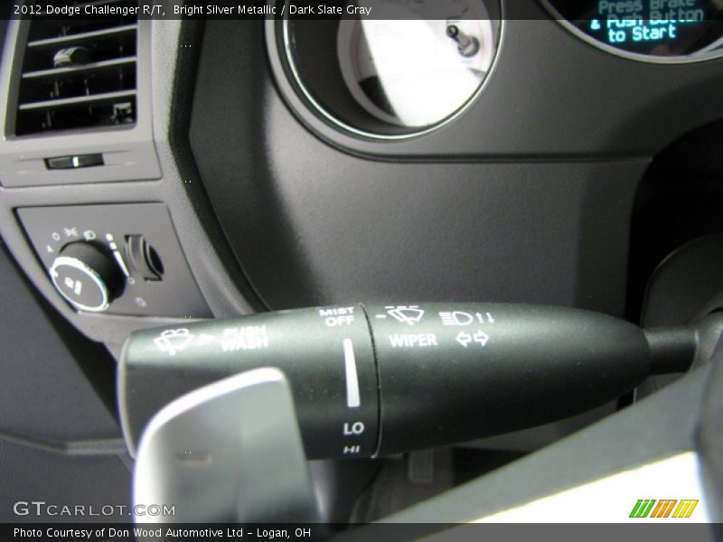 Bright Silver Metallic / Dark Slate Gray 2012 Dodge Challenger R/T