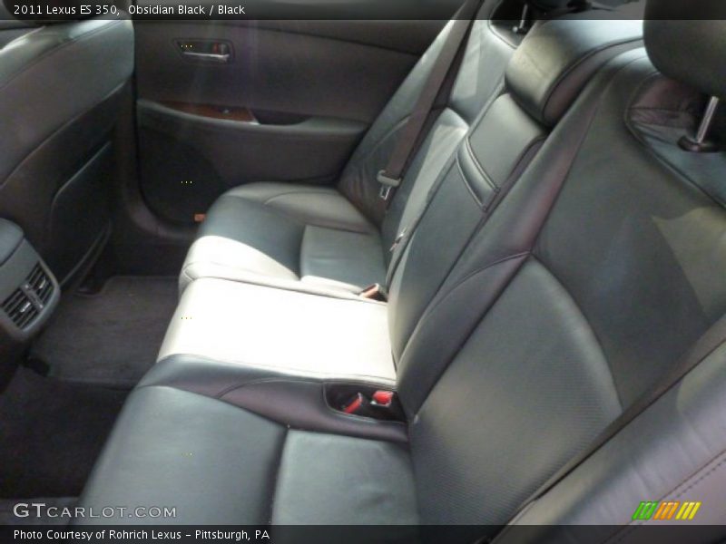 Obsidian Black / Black 2011 Lexus ES 350