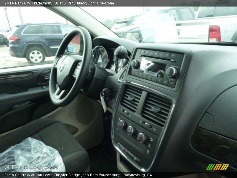Billet Silver / Black/Light Graystone 2014 Ram C/V Tradesman