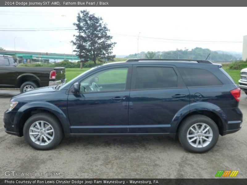  2014 Journey SXT AWD Fathom Blue Pearl