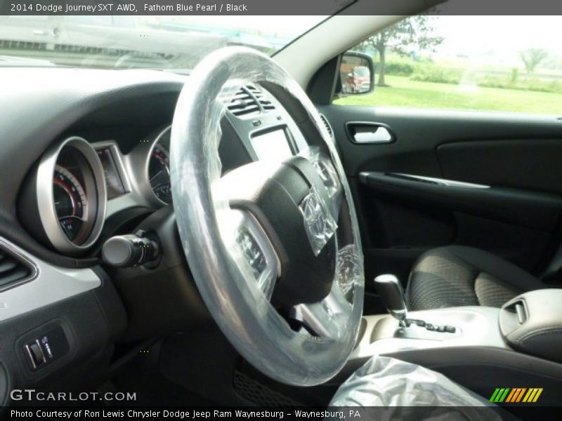 Fathom Blue Pearl / Black 2014 Dodge Journey SXT AWD