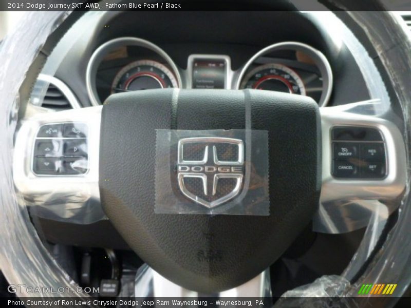 Fathom Blue Pearl / Black 2014 Dodge Journey SXT AWD