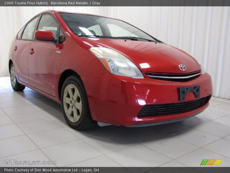Barcelona Red Metallic / Gray 2006 Toyota Prius Hybrid