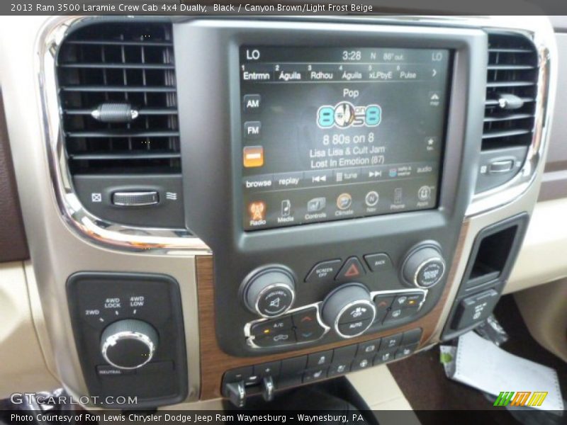 Controls of 2013 3500 Laramie Crew Cab 4x4 Dually