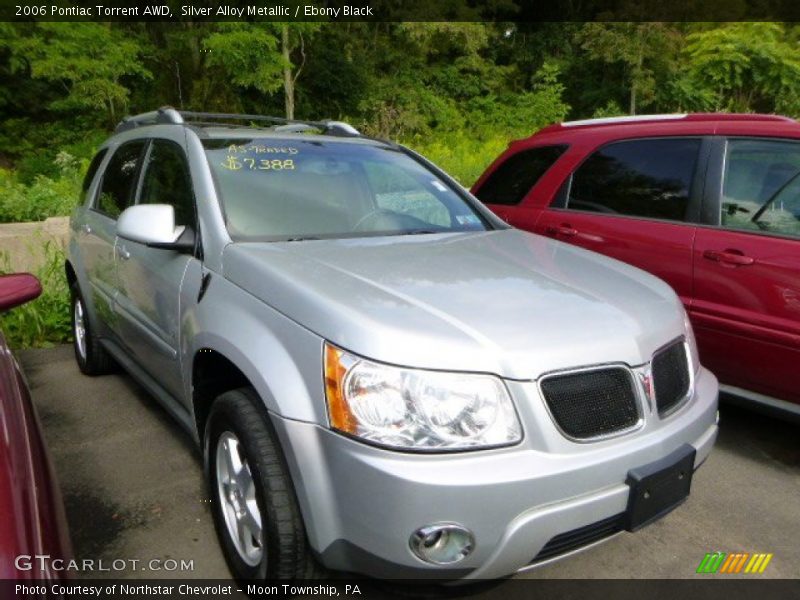 Silver Alloy Metallic / Ebony Black 2006 Pontiac Torrent AWD
