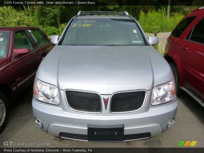 Silver Alloy Metallic / Ebony Black 2006 Pontiac Torrent AWD