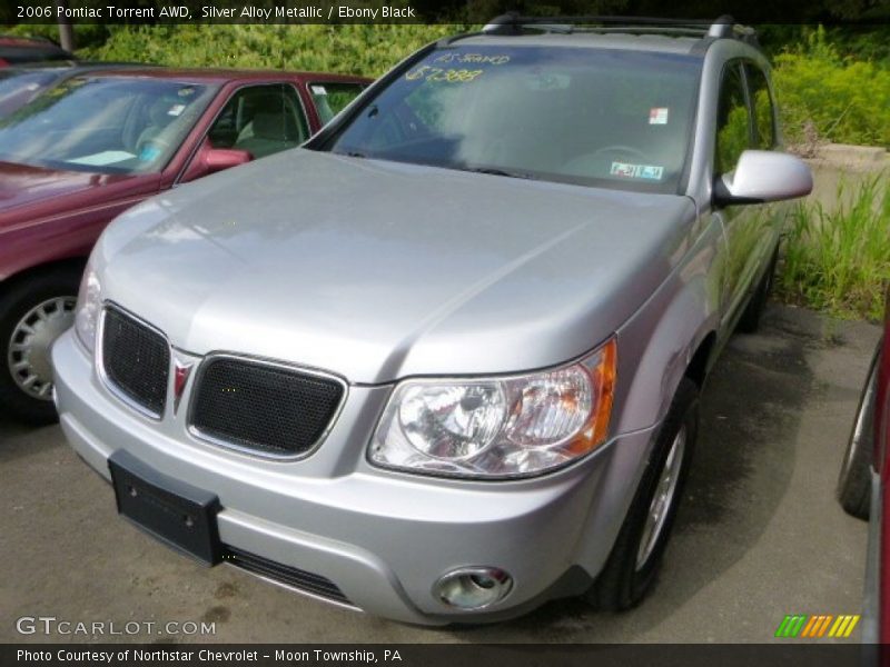 Silver Alloy Metallic / Ebony Black 2006 Pontiac Torrent AWD