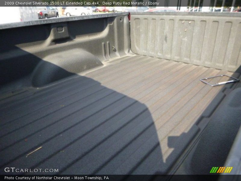 Deep Ruby Red Metallic / Ebony 2009 Chevrolet Silverado 1500 LT Extended Cab 4x4