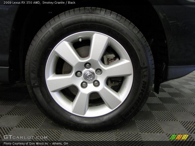 Smokey Granite / Black 2009 Lexus RX 350 AWD