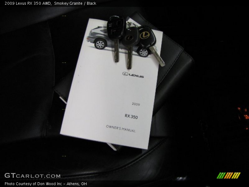 Smokey Granite / Black 2009 Lexus RX 350 AWD