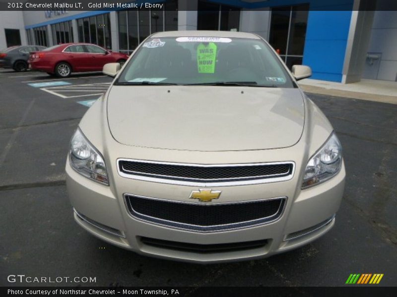 Gold Mist Metallic / Ebony 2012 Chevrolet Malibu LT