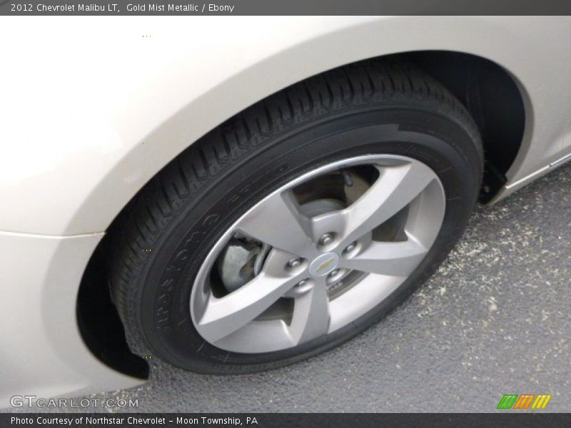 Gold Mist Metallic / Ebony 2012 Chevrolet Malibu LT