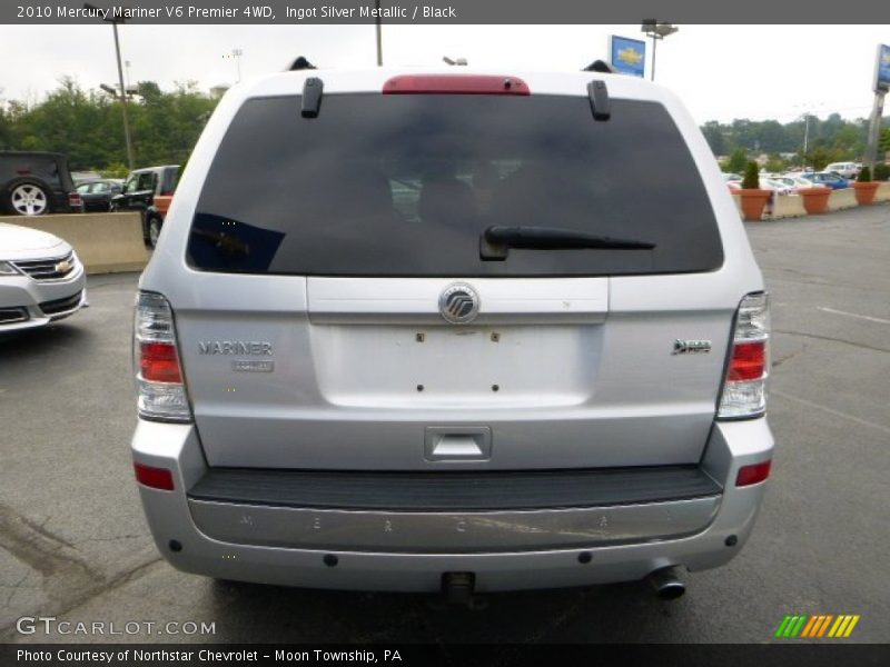 Ingot Silver Metallic / Black 2010 Mercury Mariner V6 Premier 4WD