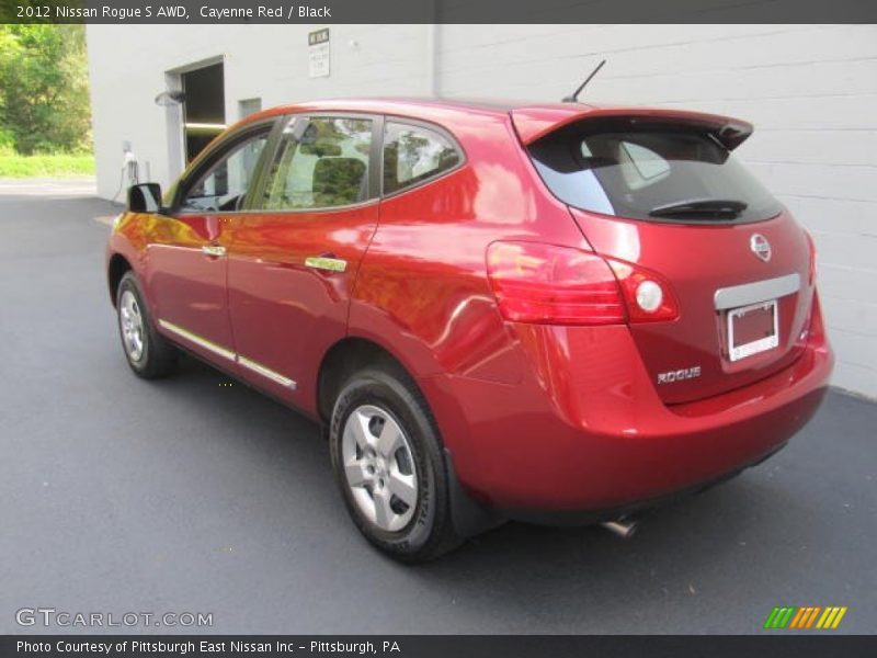 Cayenne Red / Black 2012 Nissan Rogue S AWD