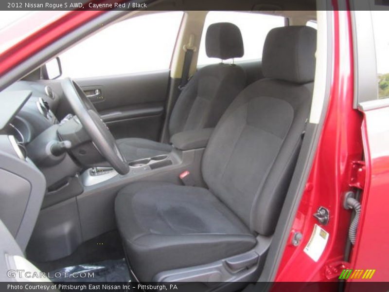 Cayenne Red / Black 2012 Nissan Rogue S AWD
